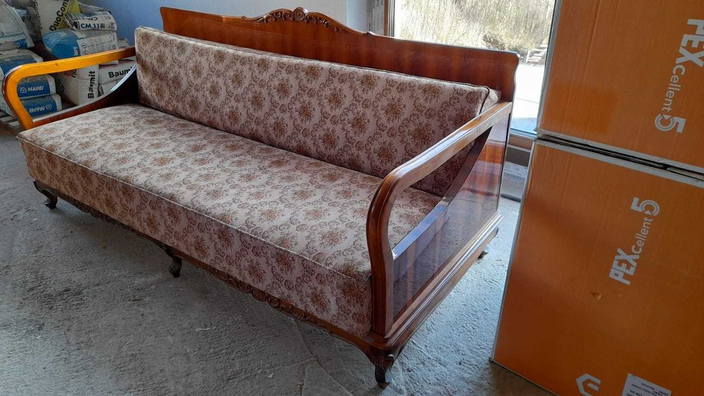 Canapea retro vintage + 6 scaune