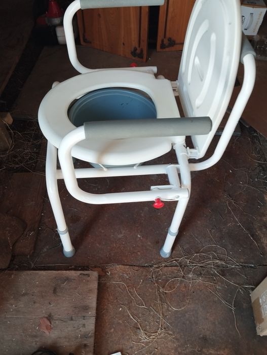 Инвалидное кресло и биотуалет