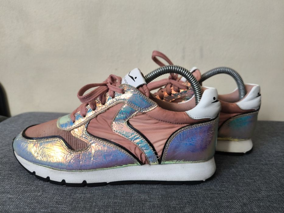 Sneakers Voile Blanche pink metal