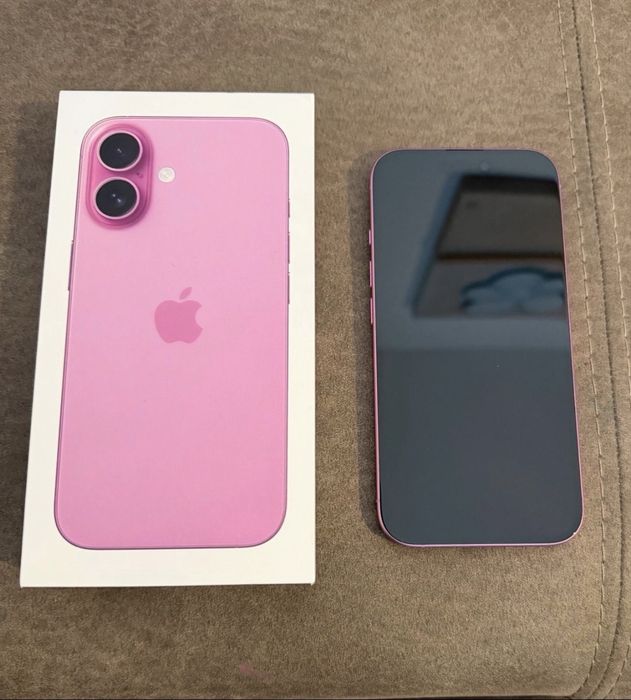 Iphone 16 roz pink 128GB Garantie eMag Baterie 99%