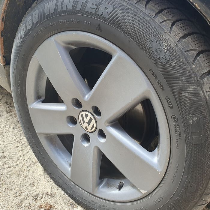 Vând sau schimb jante 5x112 cu cauciucuri 225/55/17