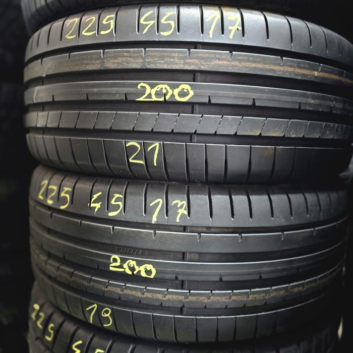 2x 225/45/17 VARA DUNLOP 2019 Stare excelentă