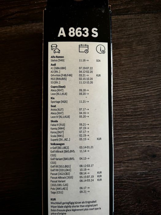 Чистачки Bosch Aerotwin 65см/45см