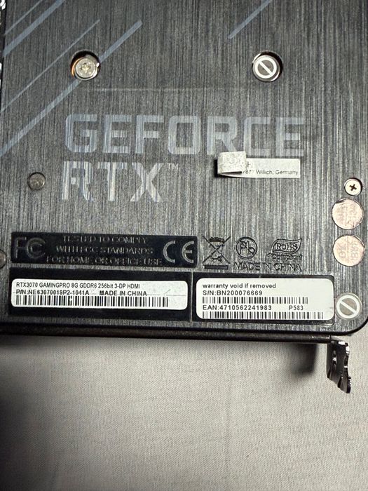 Palit GeForce RTX 3070 8GB