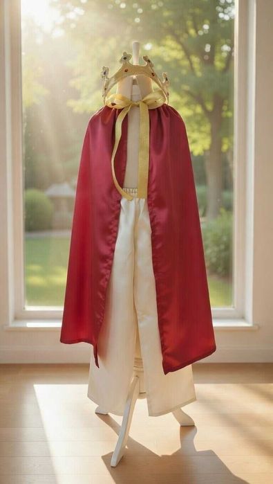 Costumatie Rege Rosu Imparat Verde Print Cavaler Harap Alb Praslea