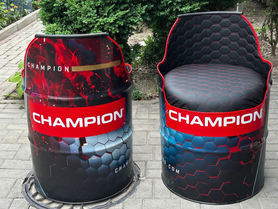 мебель. из бочек кресла