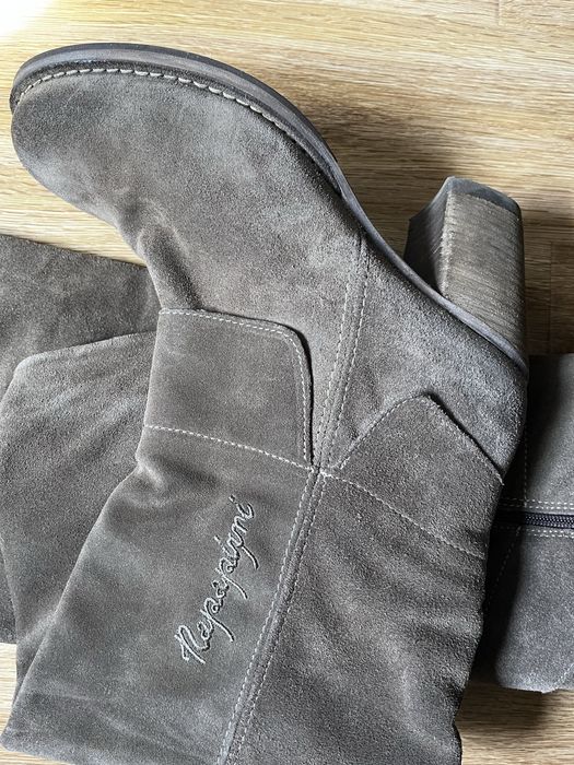 Cizme inalte piele intoarsa, Napapijri, masura 40