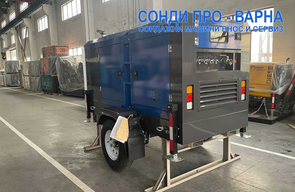 Мобилен винтов компресор LN11m3-10, 11м3/мин, дизелов 148 к.с, 10 бара