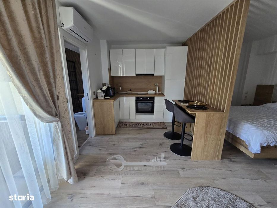Studio modern, zona centrală – Mobilat și utilat | Ideal investiție