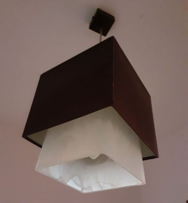 Corp iluminat 1 bec, lustra, suspensie, plafoniera reglabila ca nou