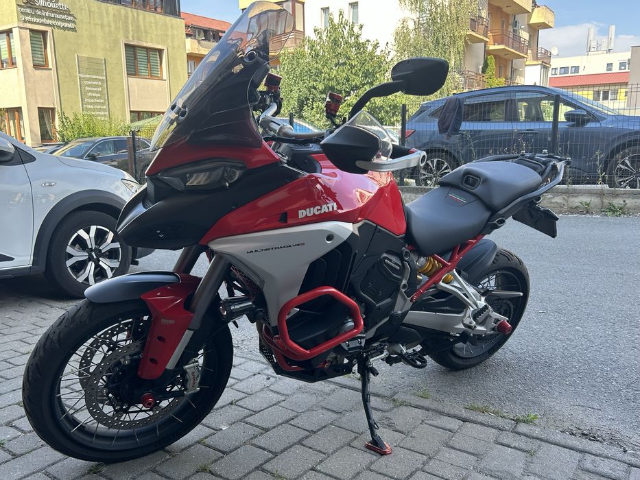 Ducati Multistrada V4S (2022) - Akrapovic - Clear Clutch Cover - Impecabilă