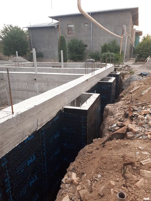 Изоляция ,гидроизоляция ,томлар фундамент,gidroizolyatsiya
