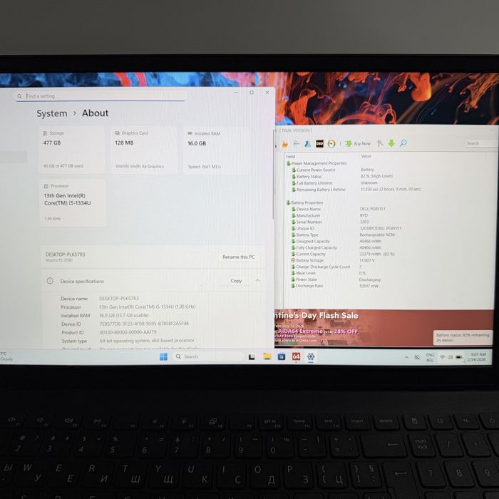 DELL Vostro 3530/15,6” IPS 120Hz/i5-1334U/16GB/512GB/Iris Xe