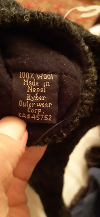 Варежки шерстяные