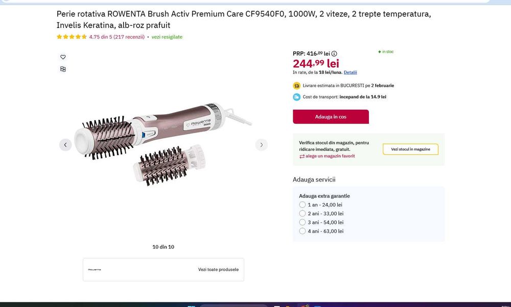 Perie rotativa ROWENTA