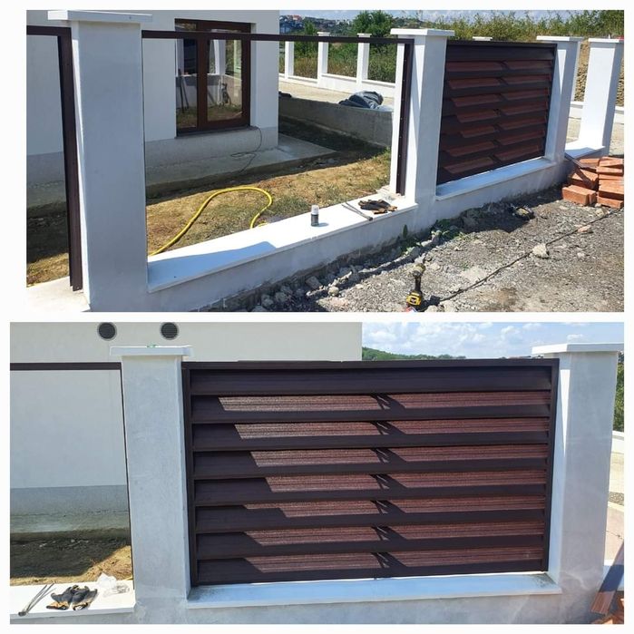 Executam garduri din panouri stil jaluzele si alte modele