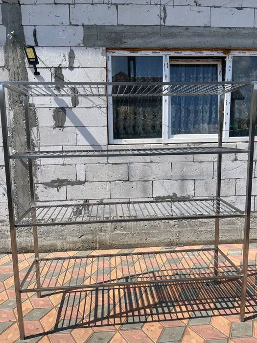 Masa inox cu doua cuve