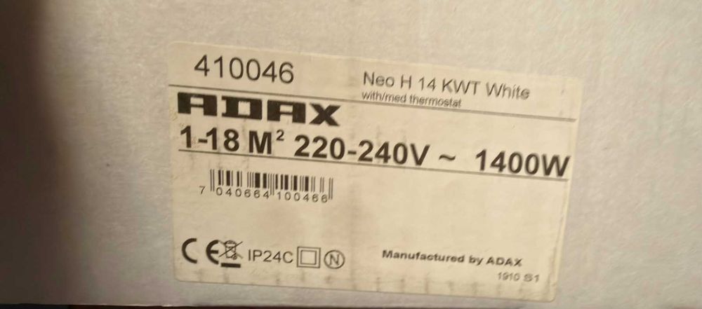 Конвектор ADAX Neo H 14 KWT Wi-Fi