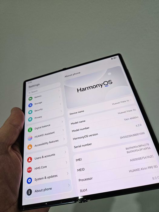Huawei Mate Xs 512 Gb 12 Gb Garantie.
