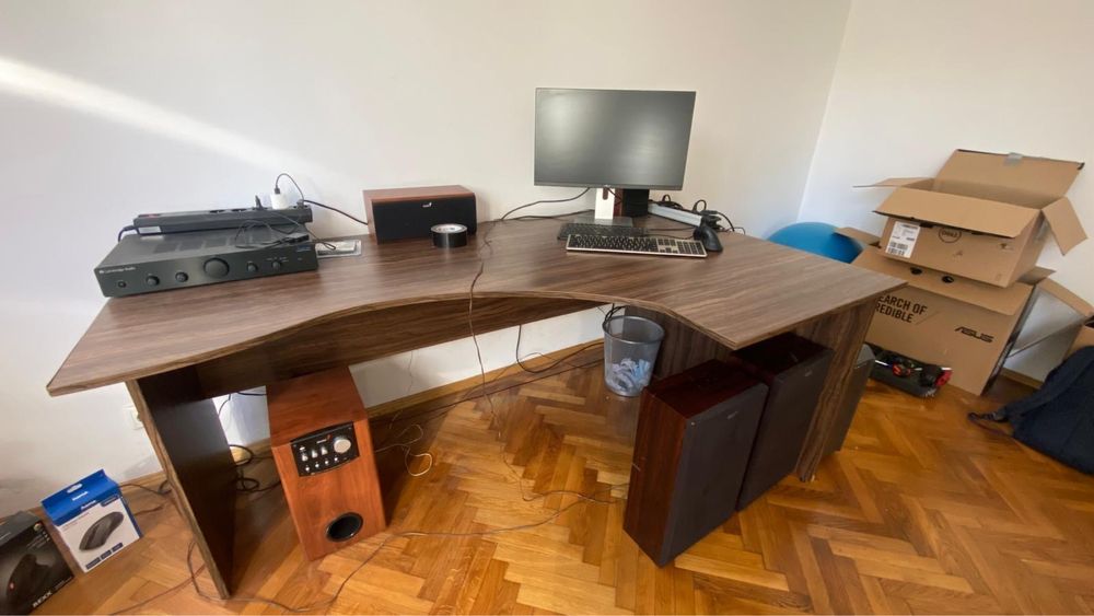 Vand birou coltar 180x110