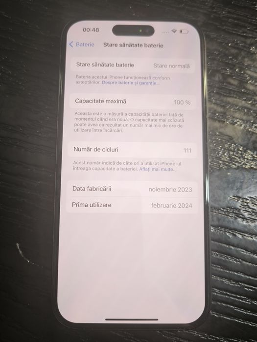 iPhone 15 , 128gb, baterie 100%