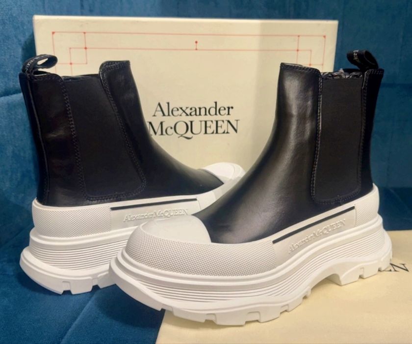 Дамски Боти естествена кожа Alexander McQueen 38 номер
