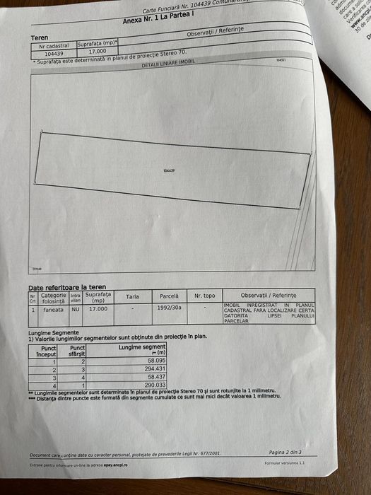 Teren  extravilant Negresti-Oas