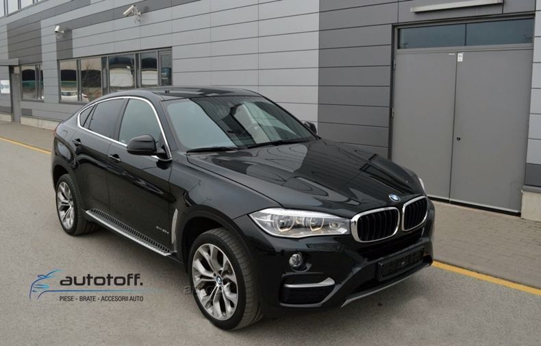 Praguri laterale BMW X6 F16 (2015+) - trepte aluminiu