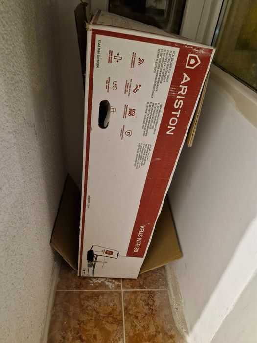 Boiler Electric Ariston Velis Tech WiFi 80 – NOU, Garanție, Sigilat