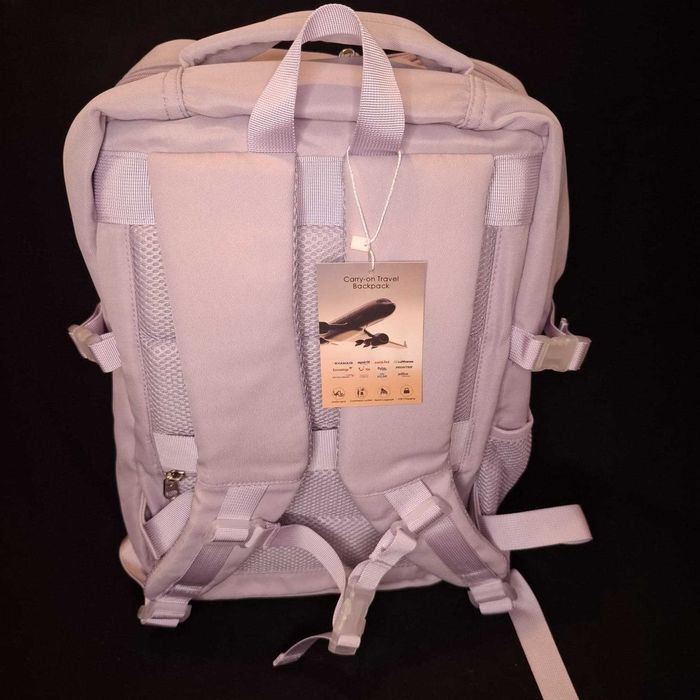 Rucsac de calatorie de tip carry-on, cu USB, compatibil cu dimensiunile pentru bagajul de mana la companiile aeriene