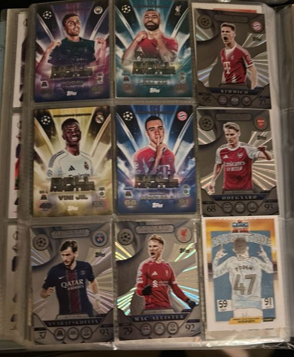 Продавам нови Match attax 25/26 футболни карти. A