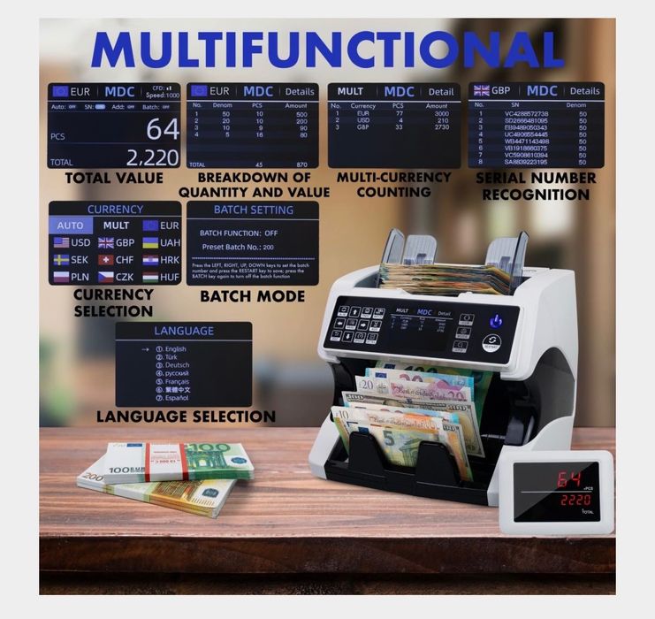 Банкнотоброячна машина Сертификация от Европейската централна банка