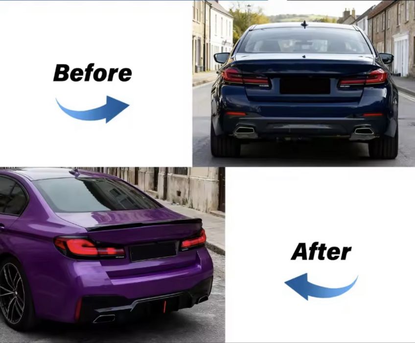 Difuzor ornament Evacuare   BMW G30 G31 cu stop led