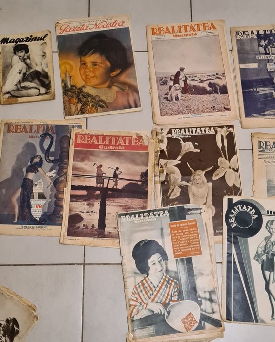 Reviste Realitatea Ilustrata Vechi Perioada Interbelica Romanesti Ww2