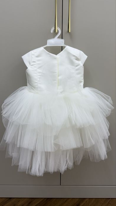 Платье белое 86 см