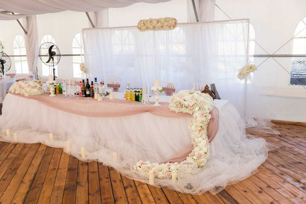 Елегантен комплект сватбена декорация (36 артикула), готов за събитие