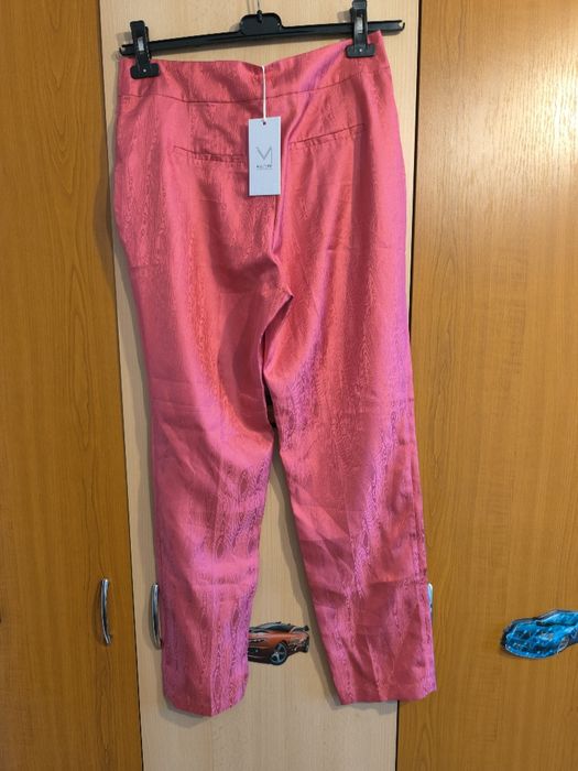 Pantaloni Tapered Melting Stockholm – Roz Satinat, Mărimea M