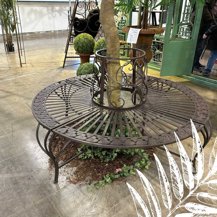 метална градинска люлка ковано желязо