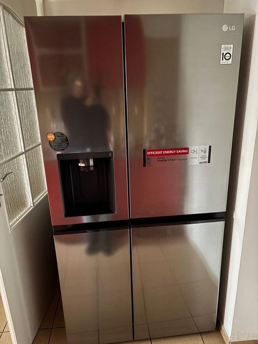 Urgent! Frigider Side by Side LG GSJC41PYPE, 641 l, H 179, Dozator apa