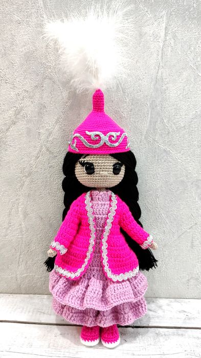 Кукла вязаная Казашка