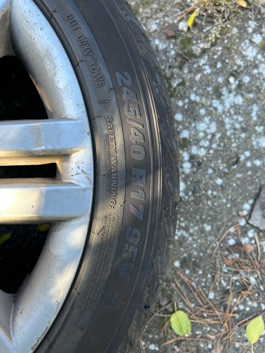 Оригинални джанти спорт пакет за Mercedes с нови зимни гуми