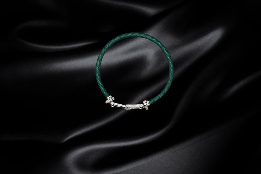 Bratara Fred, placata aur 18k