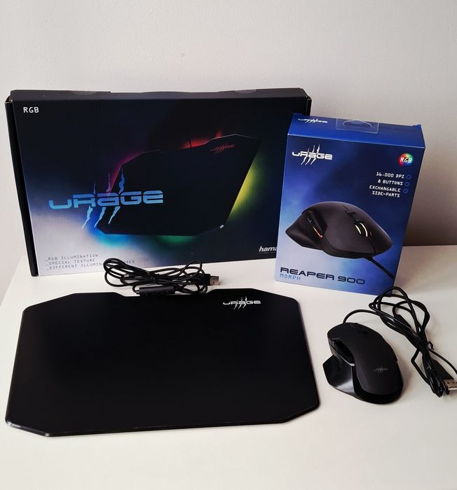 Set Hama uRAGE mouse şi mouse pad