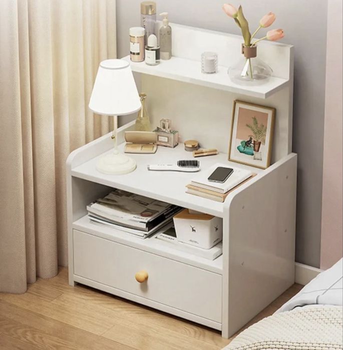 X2 noptiere albe deja asamblate