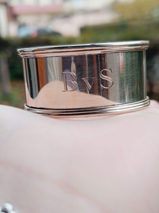 Inel Servetele argint 800 , Italia