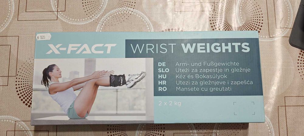 Greutăți X-FACT 2×2 kg – pentru glezne sau încheieturi, noi-nouțe!