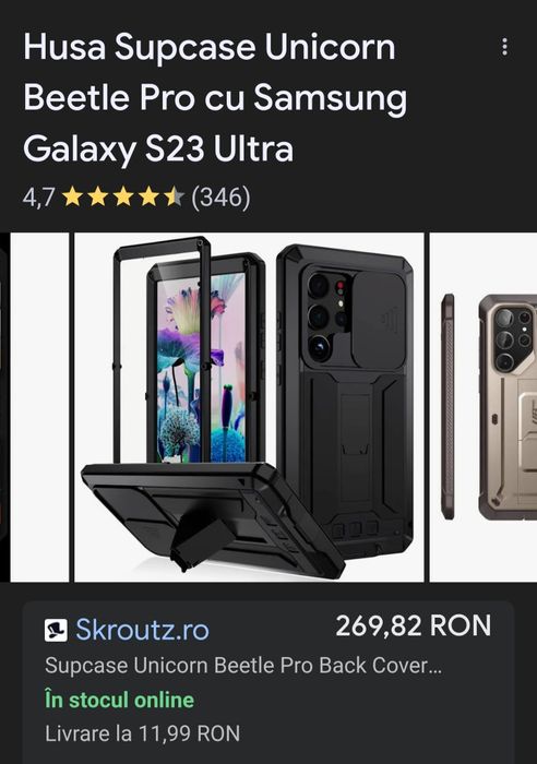 Husă S23 Ultra - SU Beetle Pro