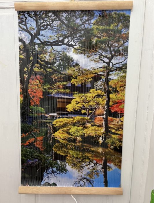 Стенен инфрачервен нагревател Warmcoin: Японска градина