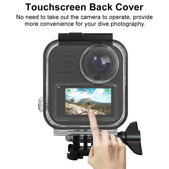 Carcasa subacvatica waterproof 45m camera actiune GoPro MAX 360