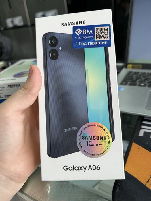 Samsung Galaxy A06 128 gb xotira naqtga va bo’lib to’lashga xarid qili